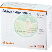 Амоксициллин капсулы 250мг №16