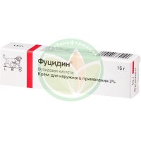 Фуцидин крем для наружного применения 2% 15г