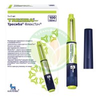Тресиба раствор для подкожного введения 100ед/мл 3мл №5