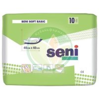 Сени пеленки гигиенические №10 софт базик 40x60см