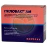 Пилобакт ам таблеток и капсул набор №56 (7х8) /в стрипе-кларитромицин таб п/п/о 500мг-2шт, амоксициллин капс 500мг-4шт, омепразол капс к/р 20мг-2 шт/