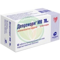 Депренорм од таблетки пролонгированного действия покрытые пленочной оболочкой 70мг №60