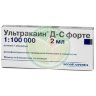 Ультракаин д-с форте раствор для инъекций 40мг + 0.01мг/мл 2мл №10