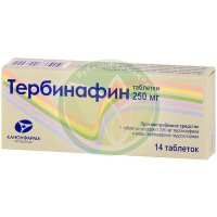 Тербинафин канон таблетки 250мг №14
