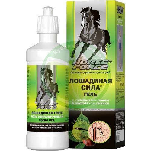 Лошадиная сила гель для ног 500мл тонизирующий с каштаном и экстрактом пиявки купить в Хадыженске