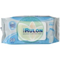 Мон рулон туалетная влажная бумага №50 пласт.клапан [mon rulon]