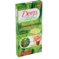 Флоресан дип депил полоски для депиляции №20 воск. д/ лица алоэ вера (ф-482)