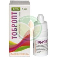 Тобропт капли глазные 0,3% 5мл №1