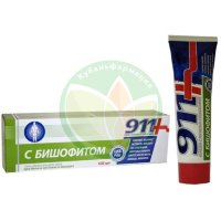 911 ваша служба спасения гель-бальзам для тела 100мл с бишофитом п/боли