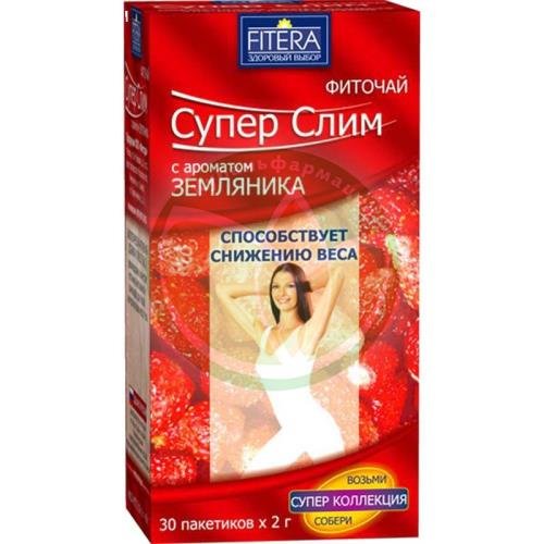 Супер слим фиточай 2г №30 земляника купить в Курганинском районе