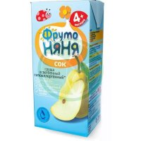 Фрутоняня нектар (сок) 200мл. груша осветл. б/сах.