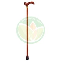 Трость деревянная с дерев.ручкой 850мм.