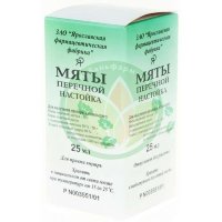 Мяты перечной настойка 25мл