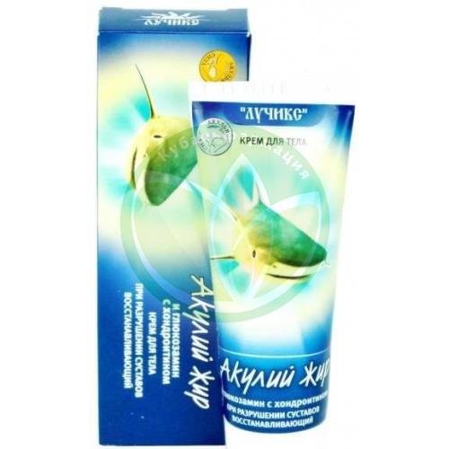 Лучикс акулий жир крем 75мл д/суставов глюкозамин +  хондроитин купить в Курганинском районе