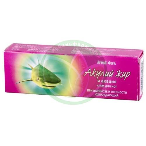 Лучикс акулий жир крем для ног 75мл акация п/варикозе охлажд. купить в Хадыженске
