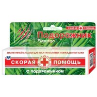 Скорая помощь бальзам 35мл ранозаживл. подорожник