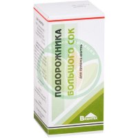 Подорожника большого сок 100мл