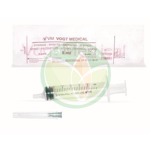 Вогт шприц одноразовый стерильный с иглой 5мл №1 3-х комп 22g 0,7х40мм купить в Курганинском районе