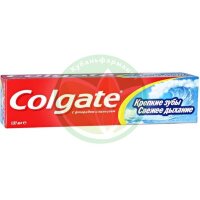 Колгейт зубная паста 100мл крепкие зубы свежее дыхание