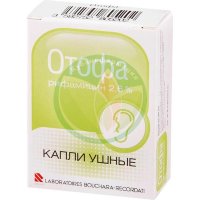 Отофа капли ушные 2,6% 10мл в комплекте с пипеткой