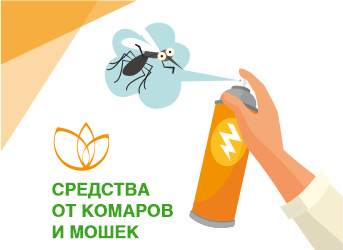 Средства от комаров и мошек