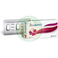 Эльжина таблетки вагинальные 65000ме + 500мг + 3мг + 100мг №6