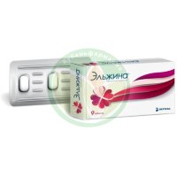 Эльжина таблетки вагинальные 65000ме + 500мг + 3мг + 100мг №9