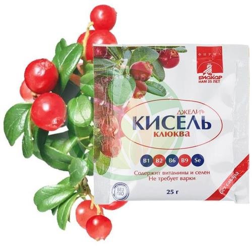 Джели плюс кисель 25г клюква купить в Приморско-Ахтарском районе