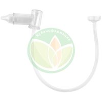 Лубби аспиратор для носа чистый носик с трубочкой  0мес +  /арт.16592/