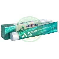 Асепта плюс зубная паста 75мл реминерализ.