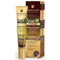 Новосвит снэйл репеа крем-гель для кожи вокруг глаз 20мл разглаж муцины улитки