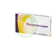 Норфлоксацин таблетки покрытые пленочной оболочкой 400мг №10
