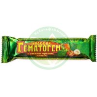 Гематоген русский плитка 40г лесной орех новый бад