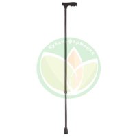 Тривес трость с т-образной ручкой черн. /арт.са833l5/