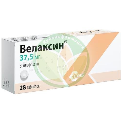 Велаксин таблетки 37.5мг №28 купить в Сочи