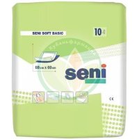 Сени пеленки гигиенические №10 софт базик 60x60см