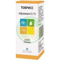 Тобрисс капли глазные 0.3% 5мл