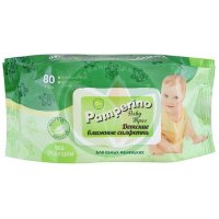 Памперино салфетки влажные для детей №80 б/отдушки