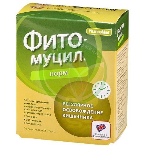 Фитомуцил норм порошок 5г №10 купить в Кавказском районе