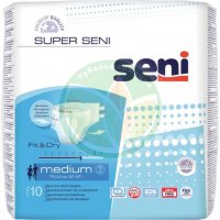 Сени супер подгузники для взрослых №10 аир р.m(2) медиум 75-110см