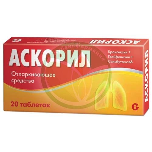 Аскорил таблетки №20 купить в Ейске
