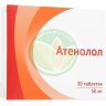 Атенолол таблетки покрытые пленочной оболочкой 50мг №30