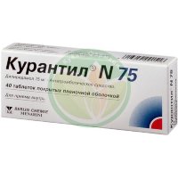 Курантил n 75 таблетки покрытые пленочной оболочкой 75мг №40