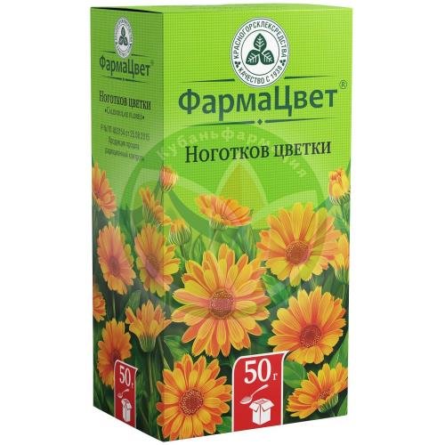 Ноготков цветки сырье растительное измельченное 50г купить в Крымском районе