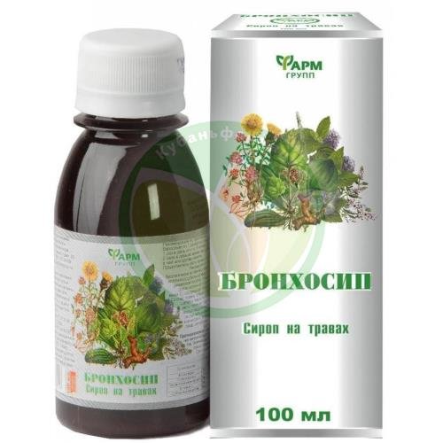 Бронхосип сироп на травах 100мл. /фармгрупп/ купить в Ейске