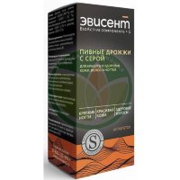 Эвисент пивные дрожжи таблетки №60 с серой