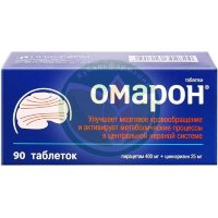 Омарон таблетки 400мг + 25мг №90