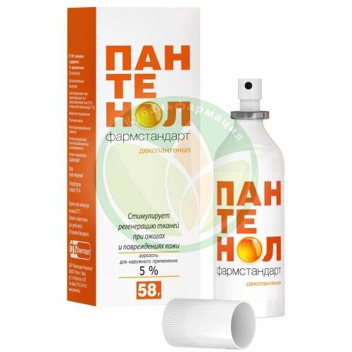 Пантенол фармстандарт пена для наружного применения 5% 58г купить в Ейске