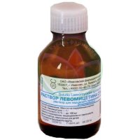 Левомицетин раствор для наружного применения спиртовой 1% 25мл