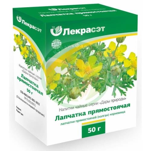 Дары природы лапчатка прямостояч. (колган) 50г. чайн. напиток /лекра-сэт/ купить в Брюховецком районе